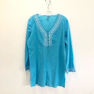 St. John’s Bay Embroidered Swim Coverup